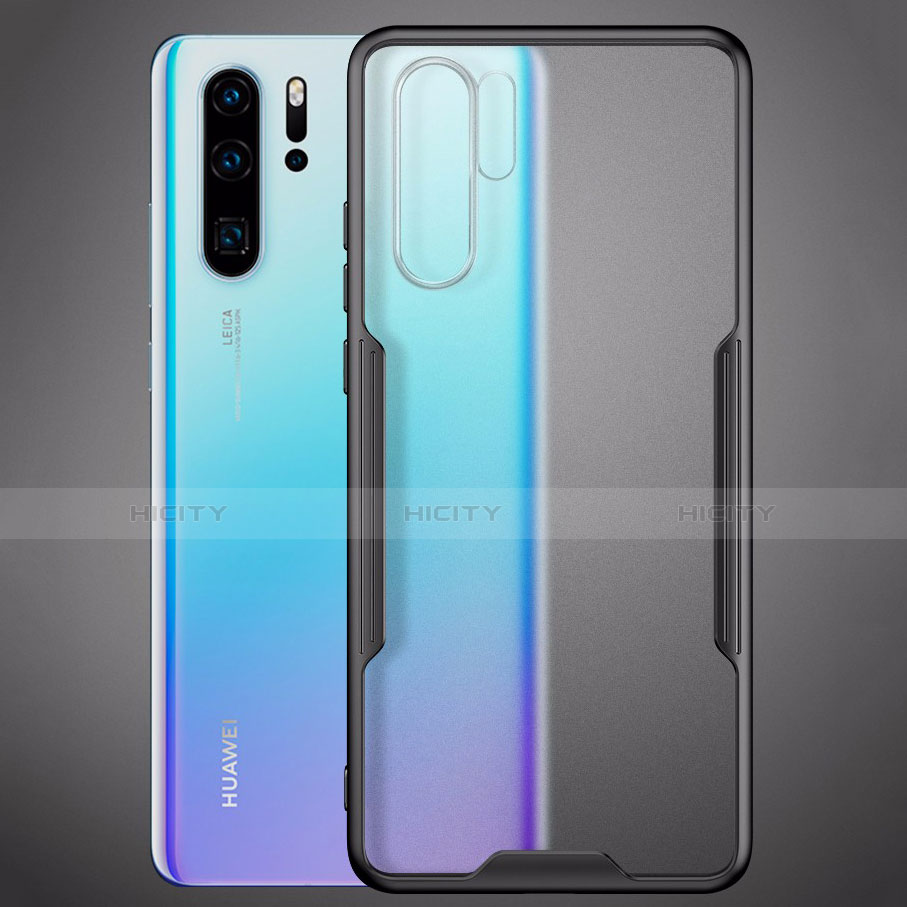 Coque Rebord Contour Silicone et Vitre Transparente Miroir Housse Etui M03 pour Huawei P30 Pro Plus