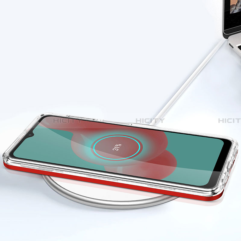 Coque Rebord Contour Silicone et Vitre Transparente Miroir Housse Etui MQ1 pour Samsung Galaxy A32 4G Plus