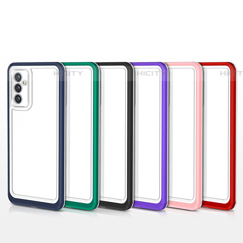 Coque Rebord Contour Silicone et Vitre Transparente Miroir Housse Etui MQ1 pour Samsung Galaxy A34 5G Plus