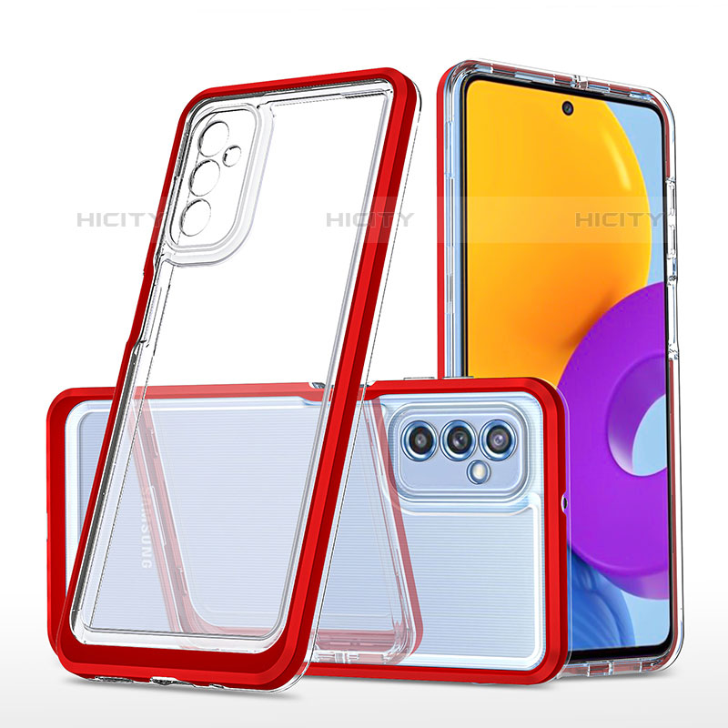 Coque Rebord Contour Silicone et Vitre Transparente Miroir Housse Etui MQ1 pour Samsung Galaxy M52 5G Plus