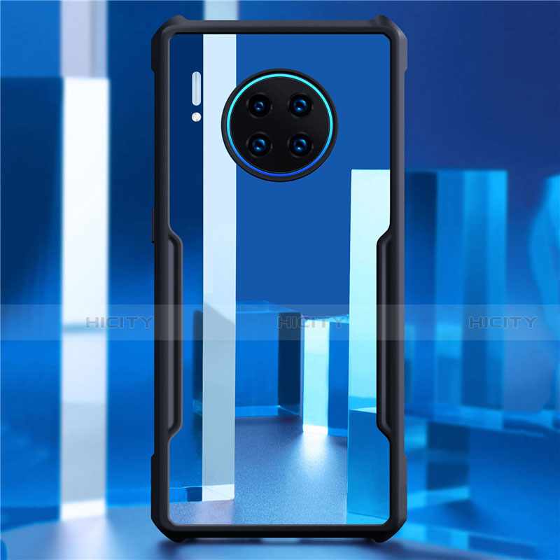 Coque Rebord Contour Silicone et Vitre Transparente Miroir Housse Etui pour Huawei Mate 30 Pro 5G Plus