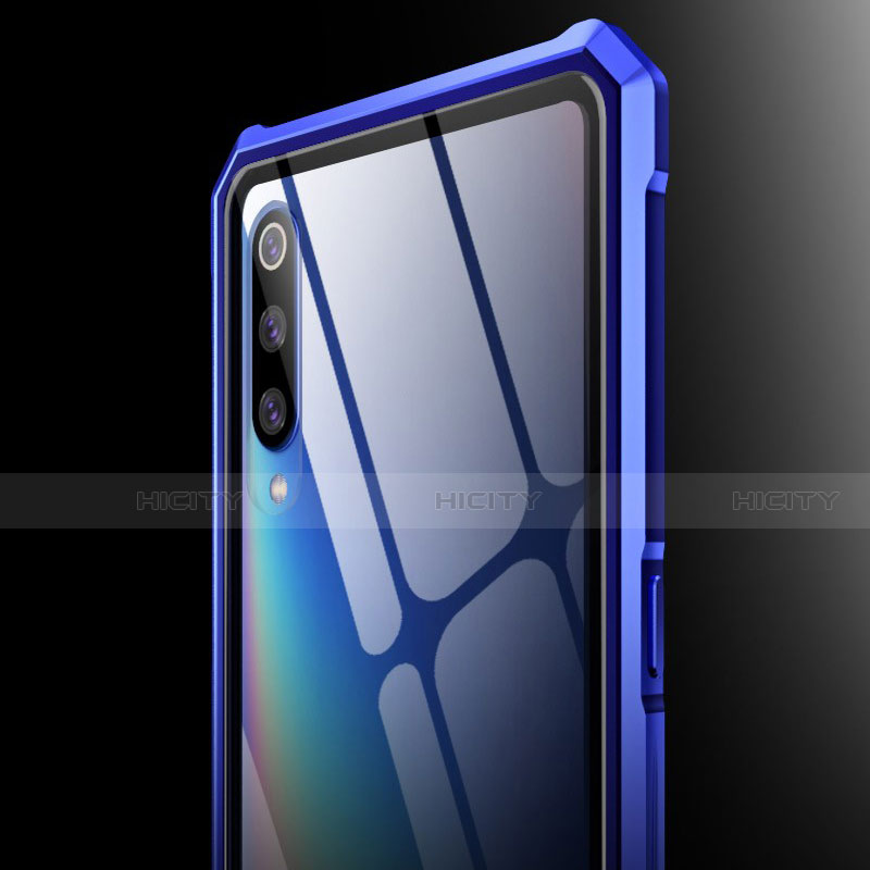 Coque Rebord Contour Silicone et Vitre Transparente Miroir Housse Etui pour Xiaomi Mi 9 Lite Plus