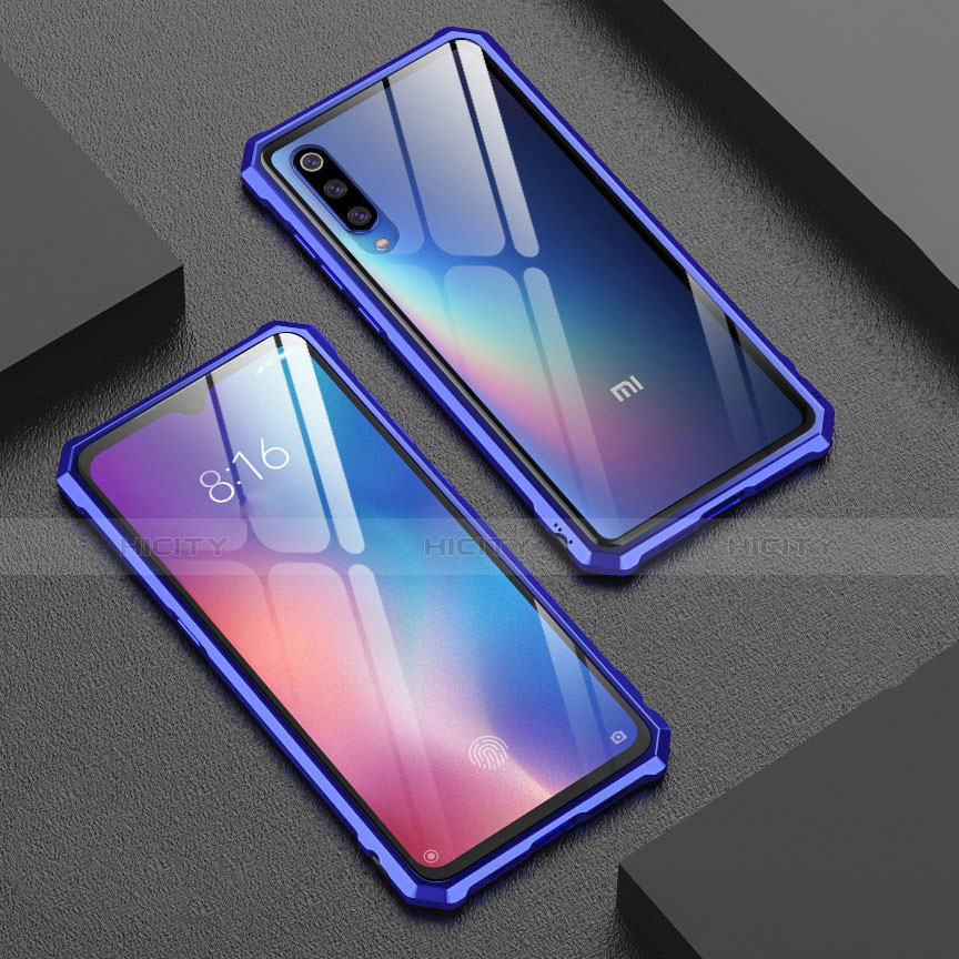 Coque Rebord Contour Silicone et Vitre Transparente Miroir Housse Etui pour Xiaomi Mi 9 Plus