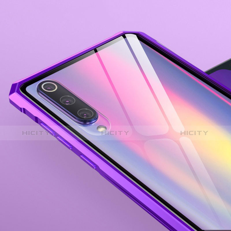 Coque Rebord Contour Silicone et Vitre Transparente Miroir Housse Etui pour Xiaomi Mi 9 Plus