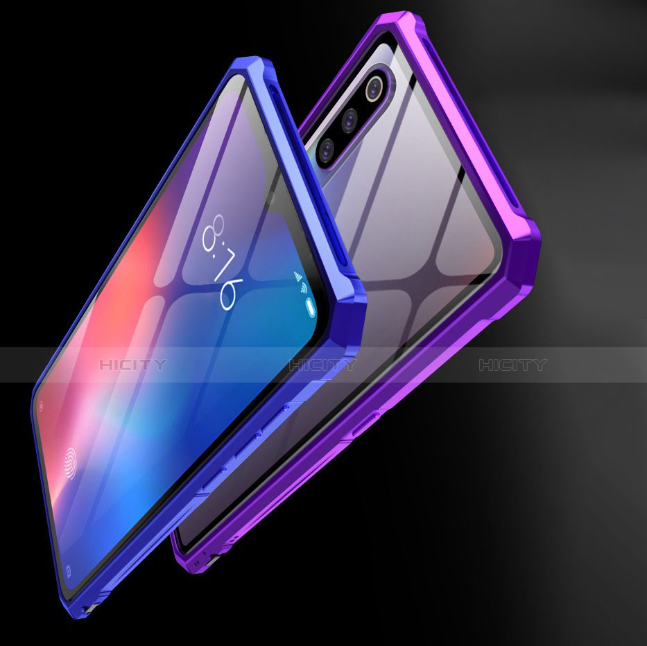 Coque Rebord Contour Silicone et Vitre Transparente Miroir Housse Etui pour Xiaomi Mi 9 Pro Plus