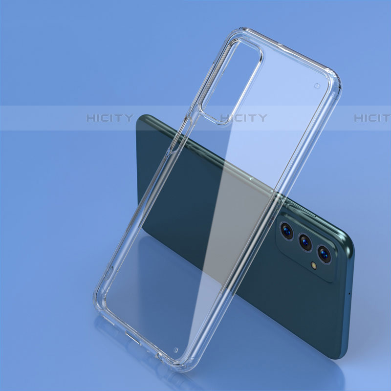 Coque Rebord Contour Silicone et Vitre Transparente Miroir Housse Etui WL2 pour Samsung Galaxy F23 5G Plus