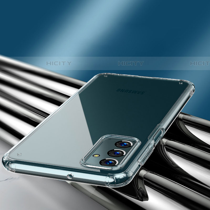 Coque Rebord Contour Silicone et Vitre Transparente Miroir Housse Etui WL2 pour Samsung Galaxy F23 5G Plus