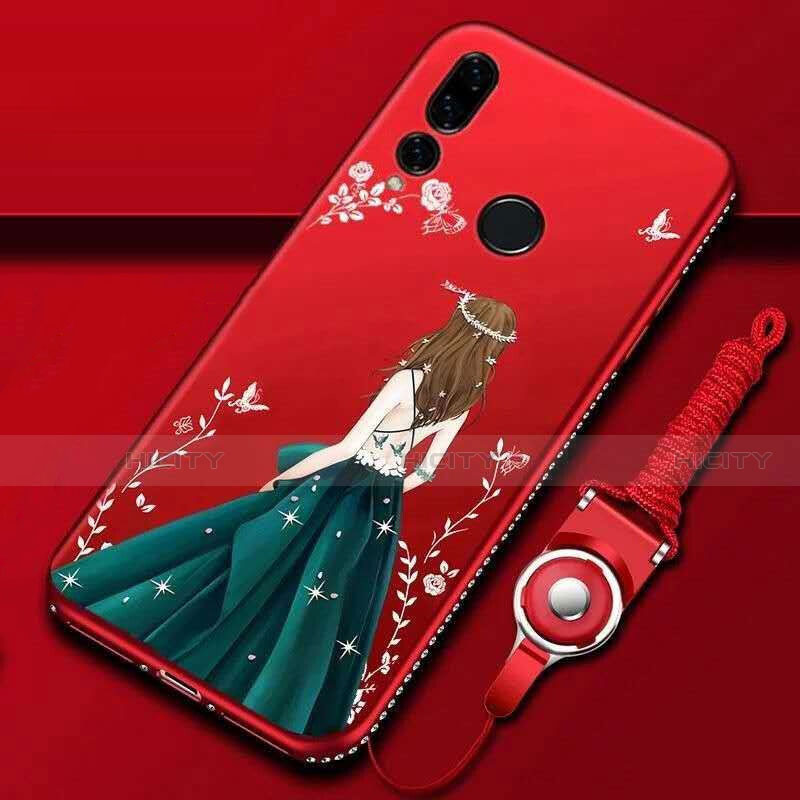 Coque Silicone Dos de Fille Souple Couleur Unie Etui Housse K01 pour Huawei Honor 20 Lite Mixte Plus