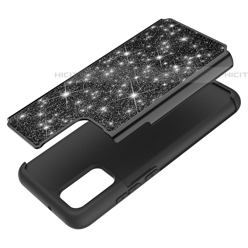 Coque Silicone et Plastique Housse Etui Protection Integrale 360 Degres Bling-Bling JX1 pour Samsung Galaxy A03s Plus