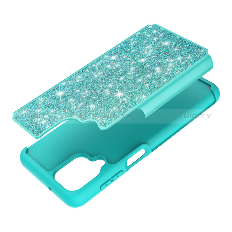 Coque Silicone et Plastique Housse Etui Protection Integrale 360 Degres Bling-Bling JX1 pour Samsung Galaxy A12 5G Plus