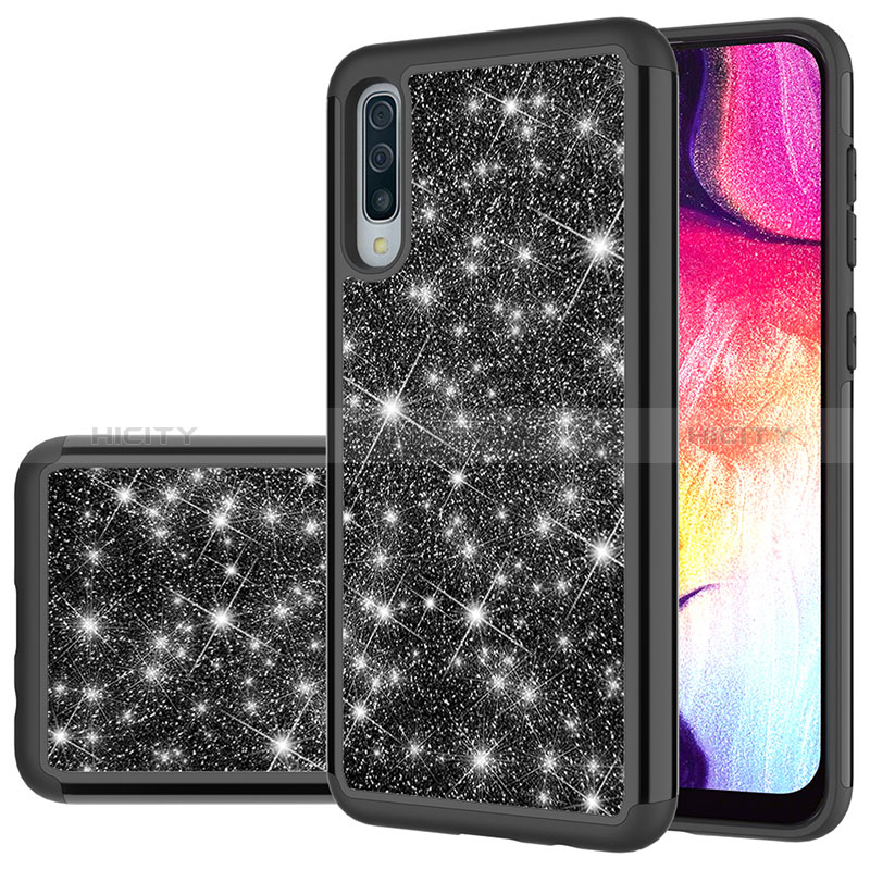 Coque Silicone et Plastique Housse Etui Protection Integrale 360 Degres Bling-Bling JX1 pour Samsung Galaxy A30S Plus