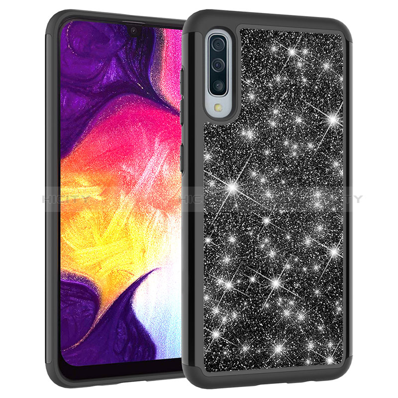 Coque Silicone et Plastique Housse Etui Protection Integrale 360 Degres Bling-Bling JX1 pour Samsung Galaxy A30S Plus