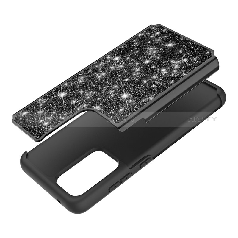 Coque Silicone et Plastique Housse Etui Protection Integrale 360 Degres Bling-Bling JX1 pour Samsung Galaxy A52s 5G Plus