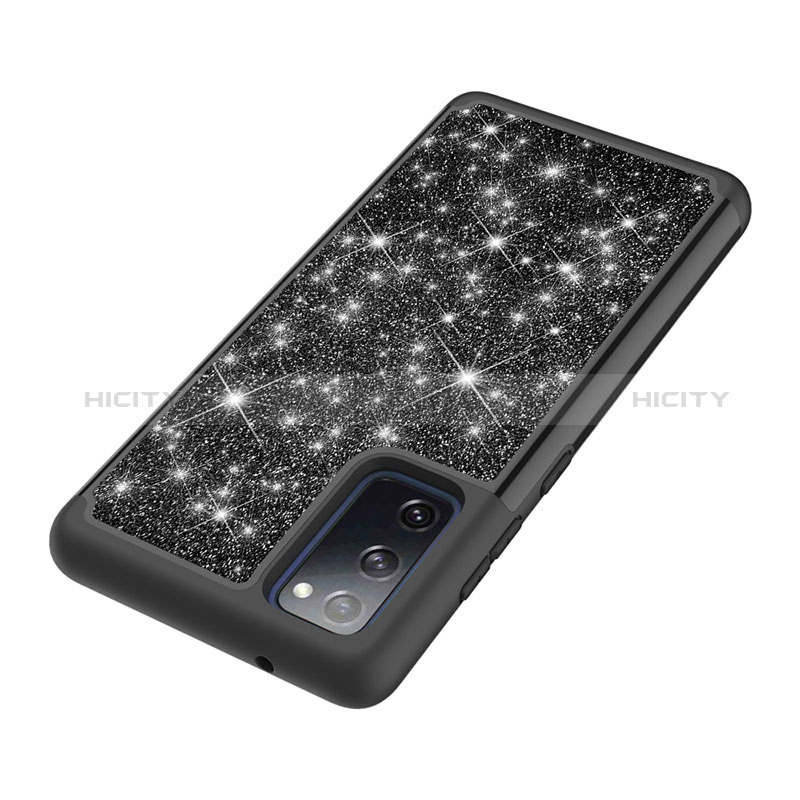 Coque Silicone et Plastique Housse Etui Protection Integrale 360 Degres Bling-Bling JX1 pour Samsung Galaxy S20 FE 4G Plus