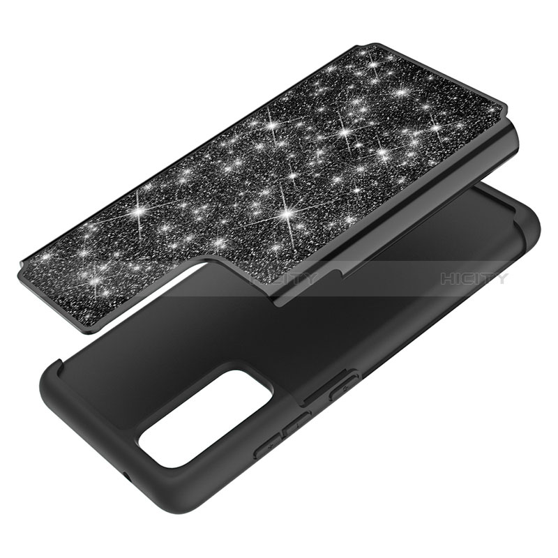 Coque Silicone et Plastique Housse Etui Protection Integrale 360 Degres Bling-Bling JX1 pour Samsung Galaxy S20 Lite 5G Plus