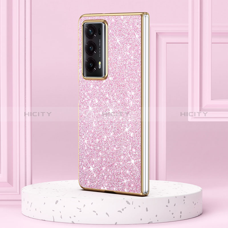 Coque Silicone et Plastique Housse Etui Protection Integrale 360 Degres Bling-Bling pour Huawei Honor Magic V2 5G Plus