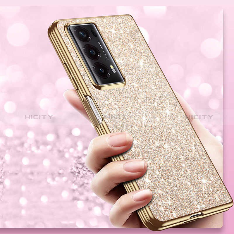 Coque Silicone et Plastique Housse Etui Protection Integrale 360 Degres Bling-Bling pour Huawei Honor Magic Vs2 5G Plus