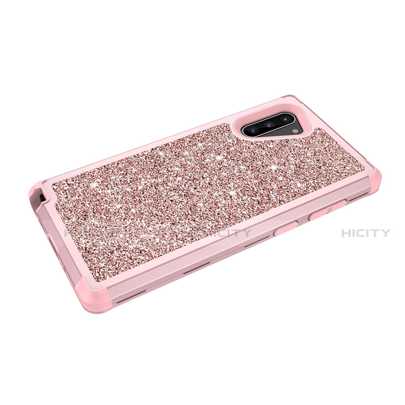 Coque Silicone et Plastique Housse Etui Protection Integrale 360 Degres Bling-Bling pour Samsung Galaxy Note 10 5G Plus