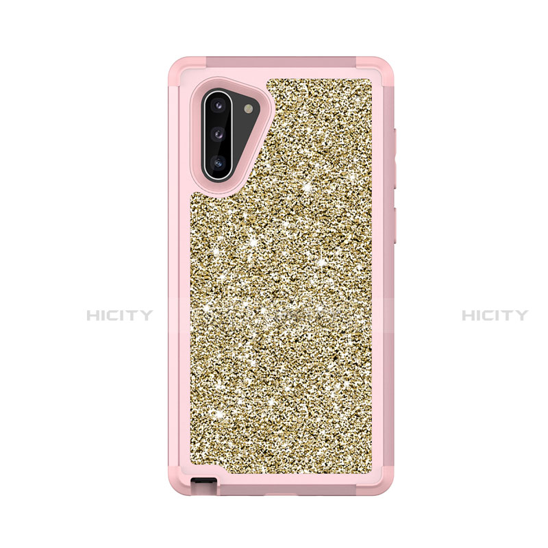 Coque Silicone et Plastique Housse Etui Protection Integrale 360 Degres Bling-Bling pour Samsung Galaxy Note 10 5G Plus