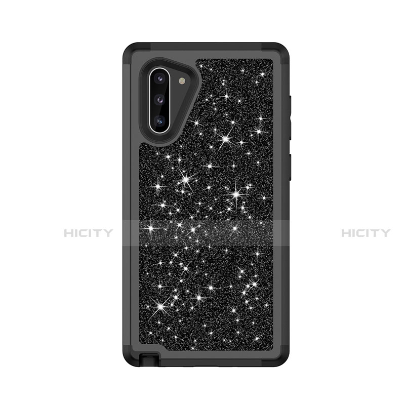 Coque Silicone et Plastique Housse Etui Protection Integrale 360 Degres Bling-Bling pour Samsung Galaxy Note 10 5G Plus