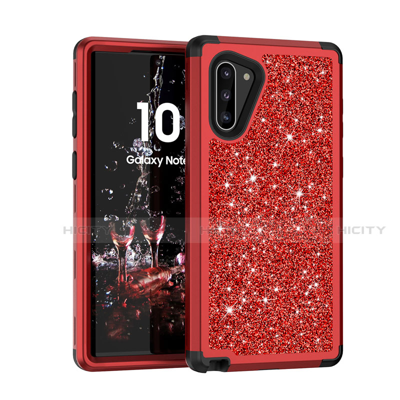 Coque Silicone et Plastique Housse Etui Protection Integrale 360 Degres Bling-Bling pour Samsung Galaxy Note 10 5G Plus