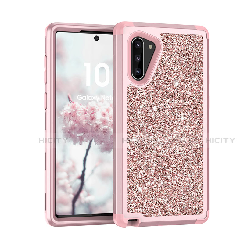 Coque Silicone et Plastique Housse Etui Protection Integrale 360 Degres Bling-Bling pour Samsung Galaxy Note 10 5G Plus