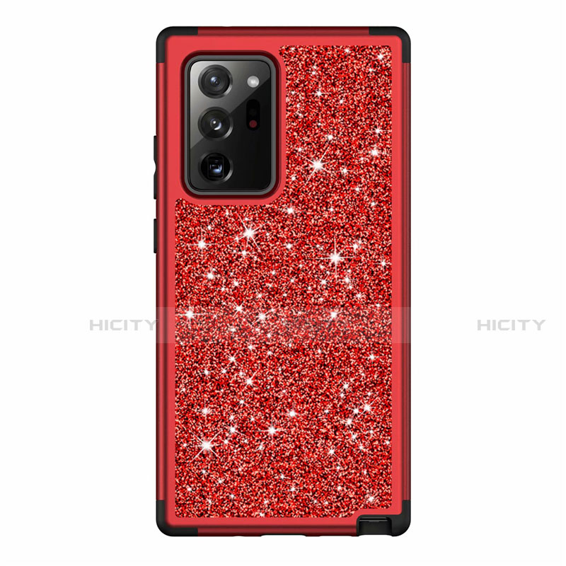 Coque Silicone et Plastique Housse Etui Protection Integrale 360 Degres Bling-Bling pour Samsung Galaxy Note 20 Ultra 5G Plus