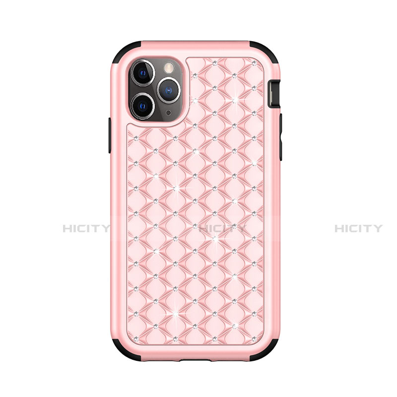 Coque Silicone et Plastique Housse Etui Protection Integrale 360 Degres Bling-Bling U01 pour Apple iPhone 11 Pro Plus