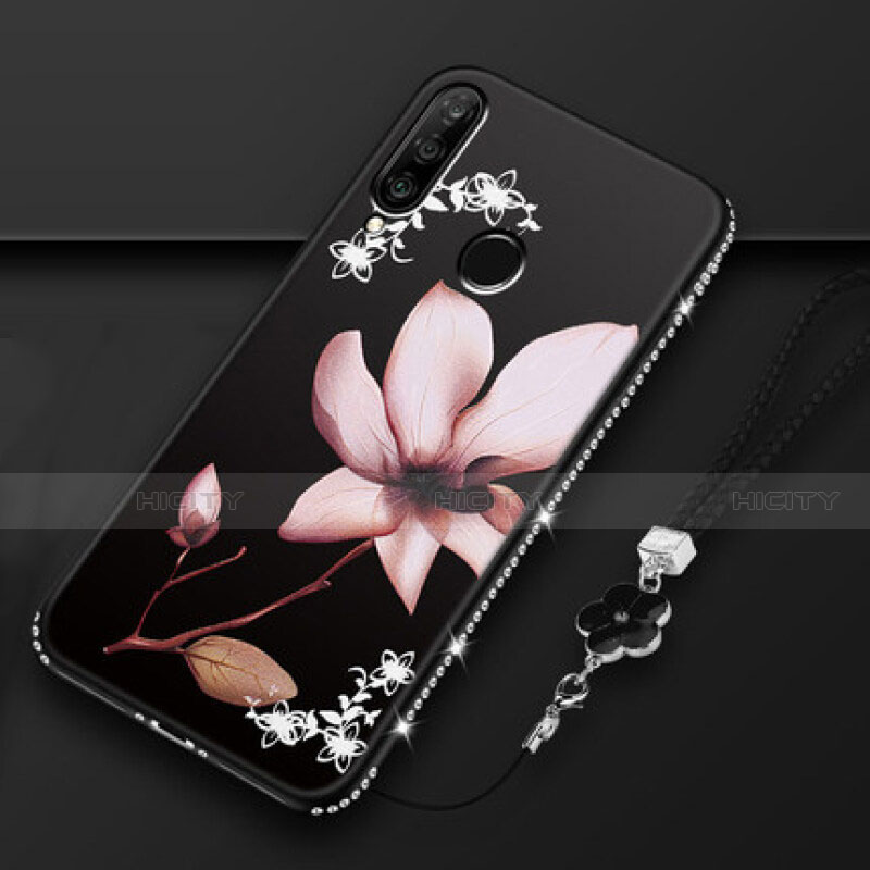 Coque Silicone Fleurs Souple Couleur Unie Etui Housse K01 pour Huawei P30 Lite New Edition Mixte Plus