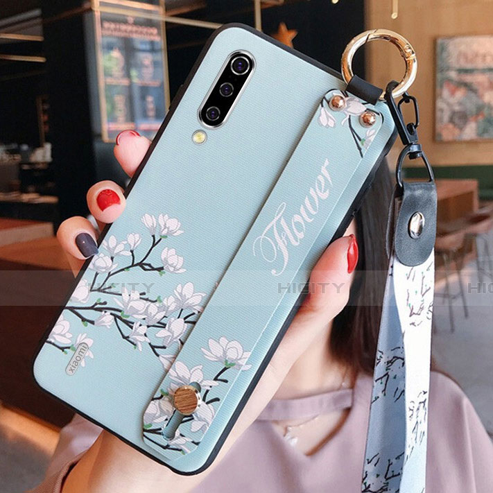 Coque Silicone Fleurs Souple Couleur Unie Etui Housse K01 pour Xiaomi Mi A3 Plus