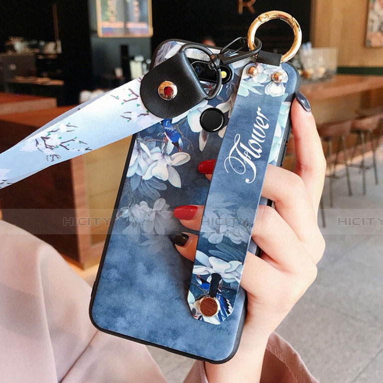 Coque Silicone Fleurs Souple Couleur Unie Etui Housse K03 pour Huawei Honor V20 Plus