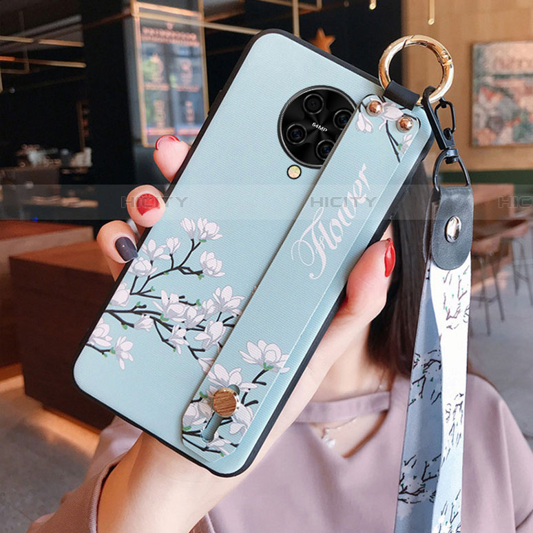 Coque Silicone Fleurs Souple Couleur Unie Etui Housse S01 pour Xiaomi Redmi K30 Pro 5G Plus