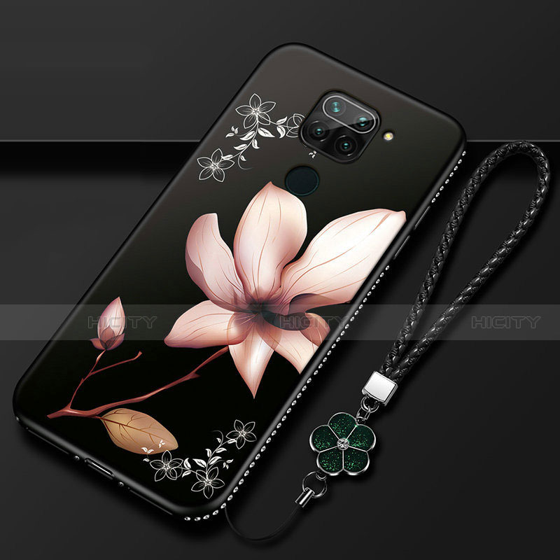 Coque Silicone Fleurs Souple Couleur Unie Etui Housse S05 pour Xiaomi Redmi 10X 4G Plus