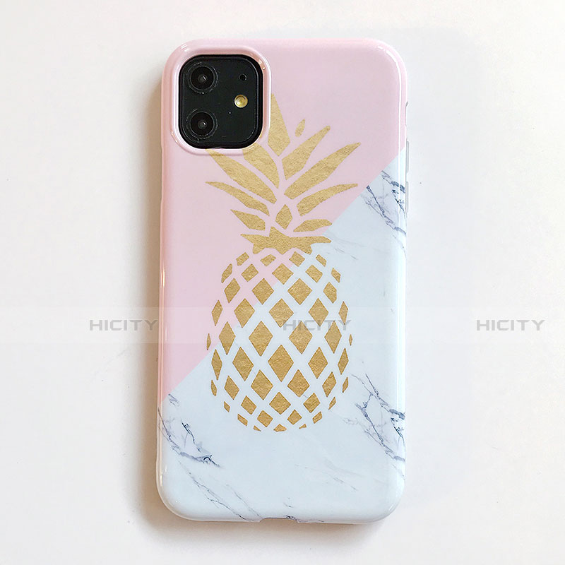 Coque Silicone Fruit Souple Couleur Unie Etui Housse pour Apple iPhone 11 Plus