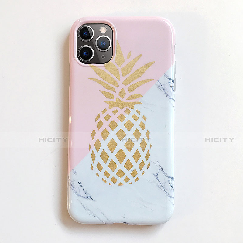 Coque Silicone Fruit Souple Couleur Unie Etui Housse pour Apple iPhone 11 Pro Max Plus