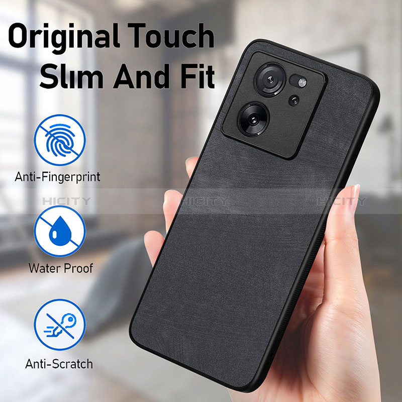 Coque Silicone Gel Motif Cuir Housse Etui AD1 pour Xiaomi Redmi K60 Ultra 5G Plus