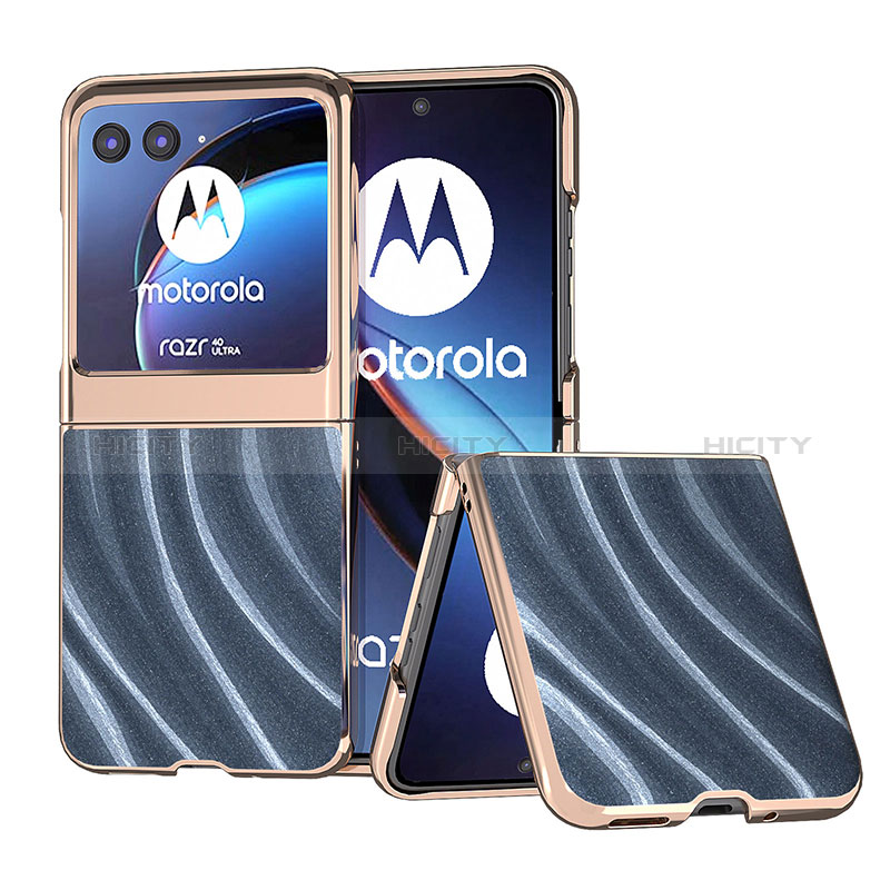 Coque Silicone Gel Motif Cuir Housse Etui B05H pour Motorola Moto Razr 40 Ultra 5G Plus