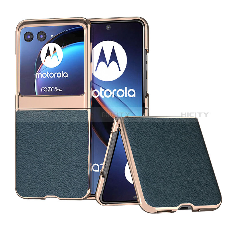 Coque Silicone Gel Motif Cuir Housse Etui B07H pour Motorola Moto Razr 40 Ultra 5G Plus