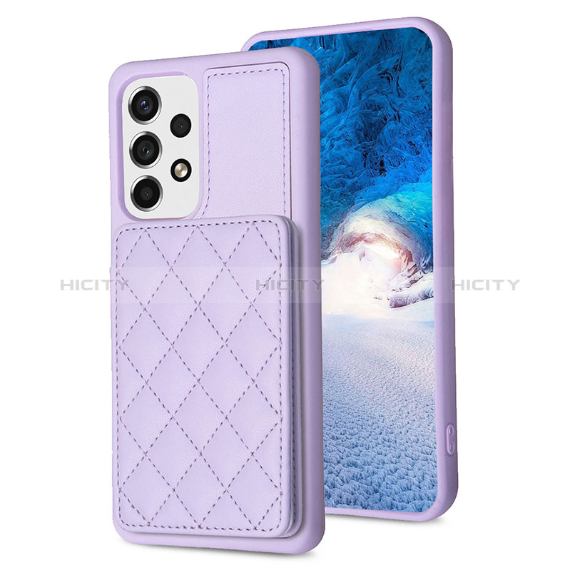 Coque Silicone Gel Motif Cuir Housse Etui BF1 pour Samsung Galaxy A13 4G Plus