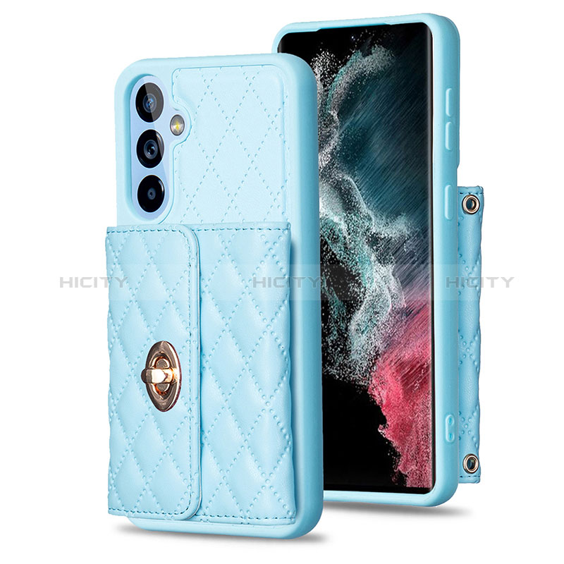 Coque Silicone Gel Motif Cuir Housse Etui BF1 pour Samsung Galaxy A54 5G Plus