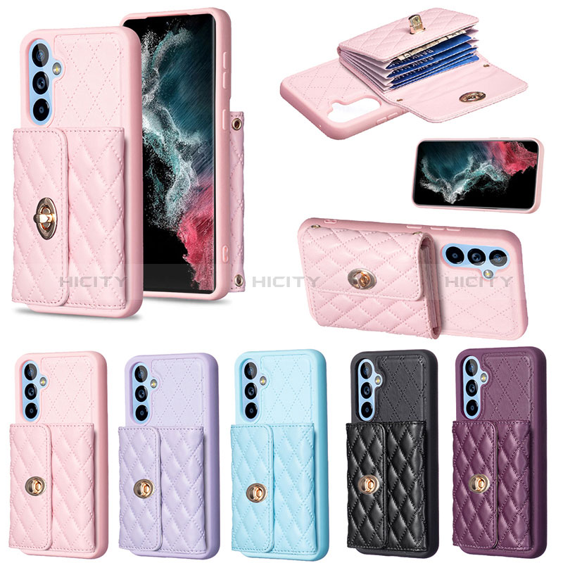 Coque Silicone Gel Motif Cuir Housse Etui BF1 pour Samsung Galaxy A54 5G Plus