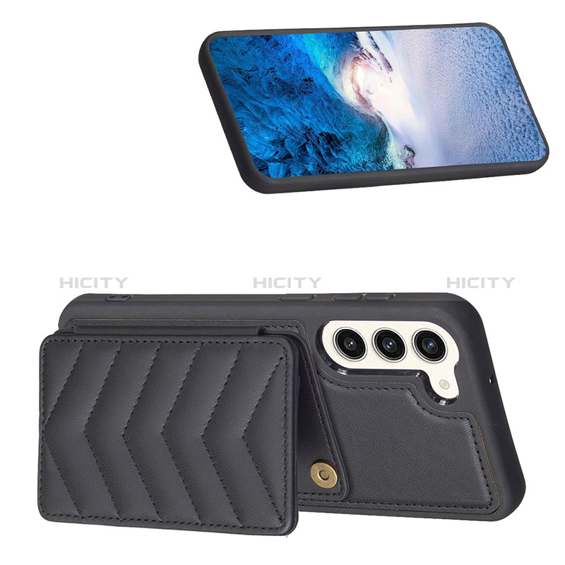 Coque Silicone Gel Motif Cuir Housse Etui BF1 pour Samsung Galaxy S23 5G Plus