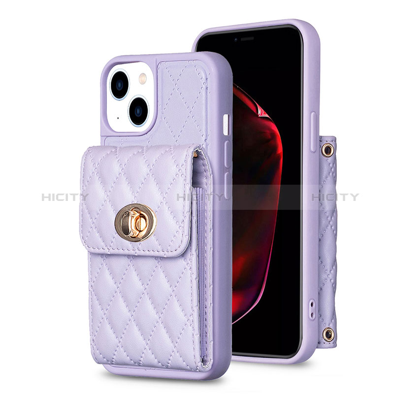 Coque Silicone Gel Motif Cuir Housse Etui BF2 pour Apple iPhone 14 Plus