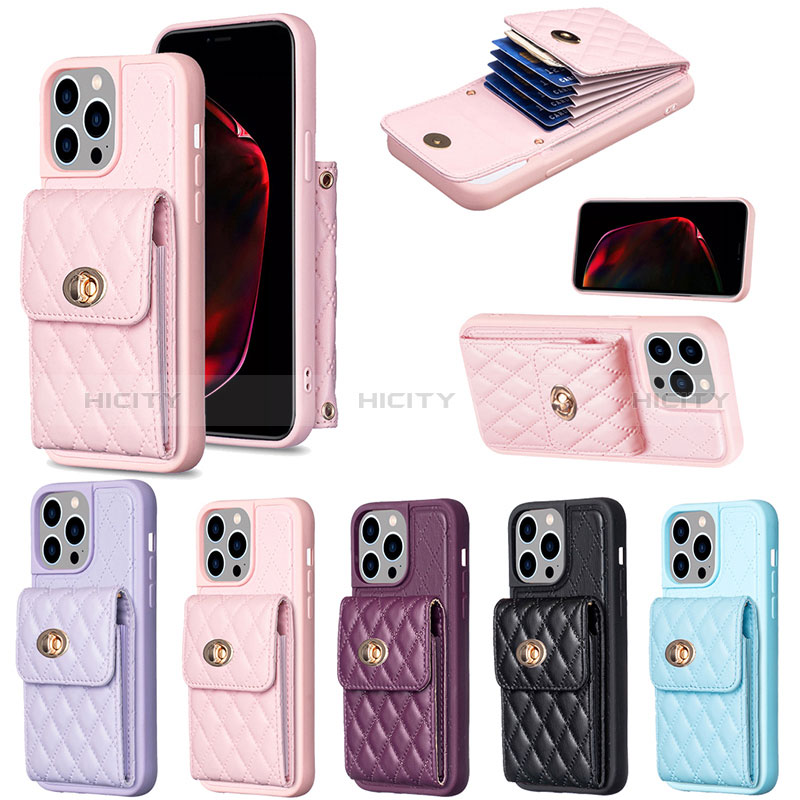 Coque Silicone Gel Motif Cuir Housse Etui BF2 pour Apple iPhone 14 Pro Max Plus