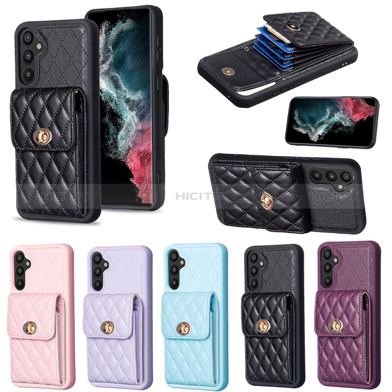 Coque Silicone Gel Motif Cuir Housse Etui BF2 pour Samsung Galaxy A34 5G Plus