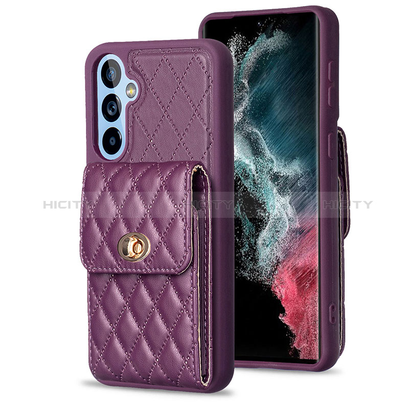 Coque Silicone Gel Motif Cuir Housse Etui BF2 pour Samsung Galaxy A54 5G Plus