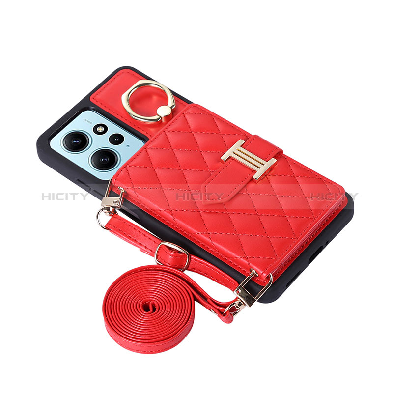 Coque Silicone Gel Motif Cuir Housse Etui BF2 pour Xiaomi Redmi Note 12 4G Plus