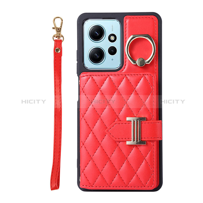 Coque Silicone Gel Motif Cuir Housse Etui BF2 pour Xiaomi Redmi Note 12 4G Plus