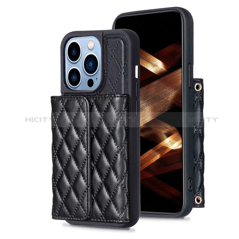 Coque Silicone Gel Motif Cuir Housse Etui BF3 pour Apple iPhone 13 Pro Max Plus