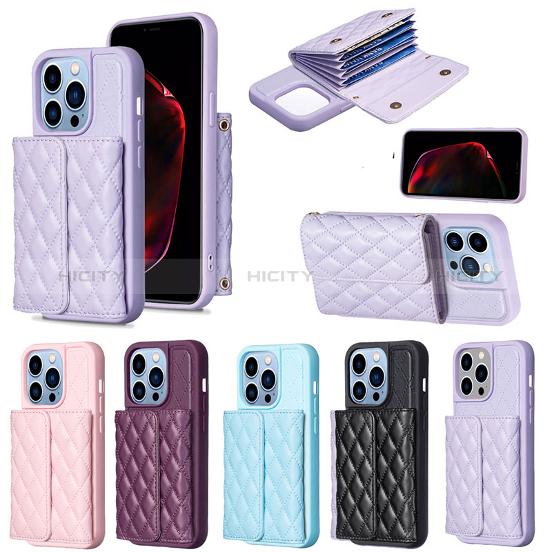 Coque Silicone Gel Motif Cuir Housse Etui BF3 pour Apple iPhone 13 Pro Max Plus